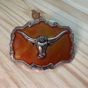 Longhorn Belt Buckle